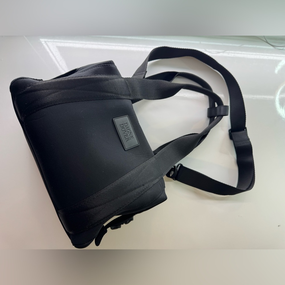 Dagne Dover Landon Neoprene Small Carryall Bag Black